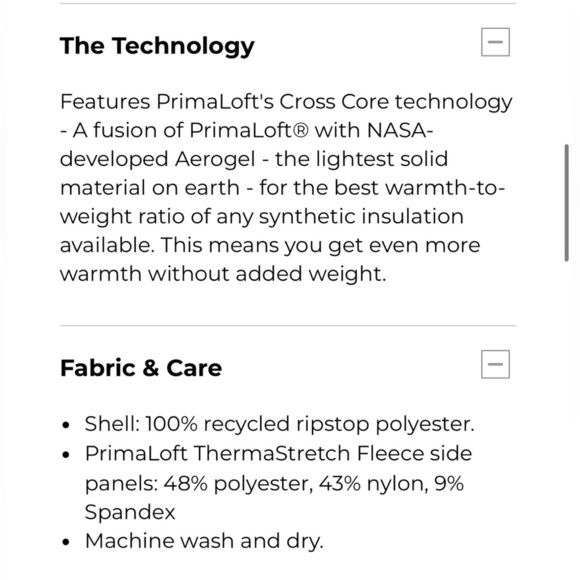 L.L. Bean |PrimaLoft Packaway Long Vest | Size: XL - Picture 5 of 14